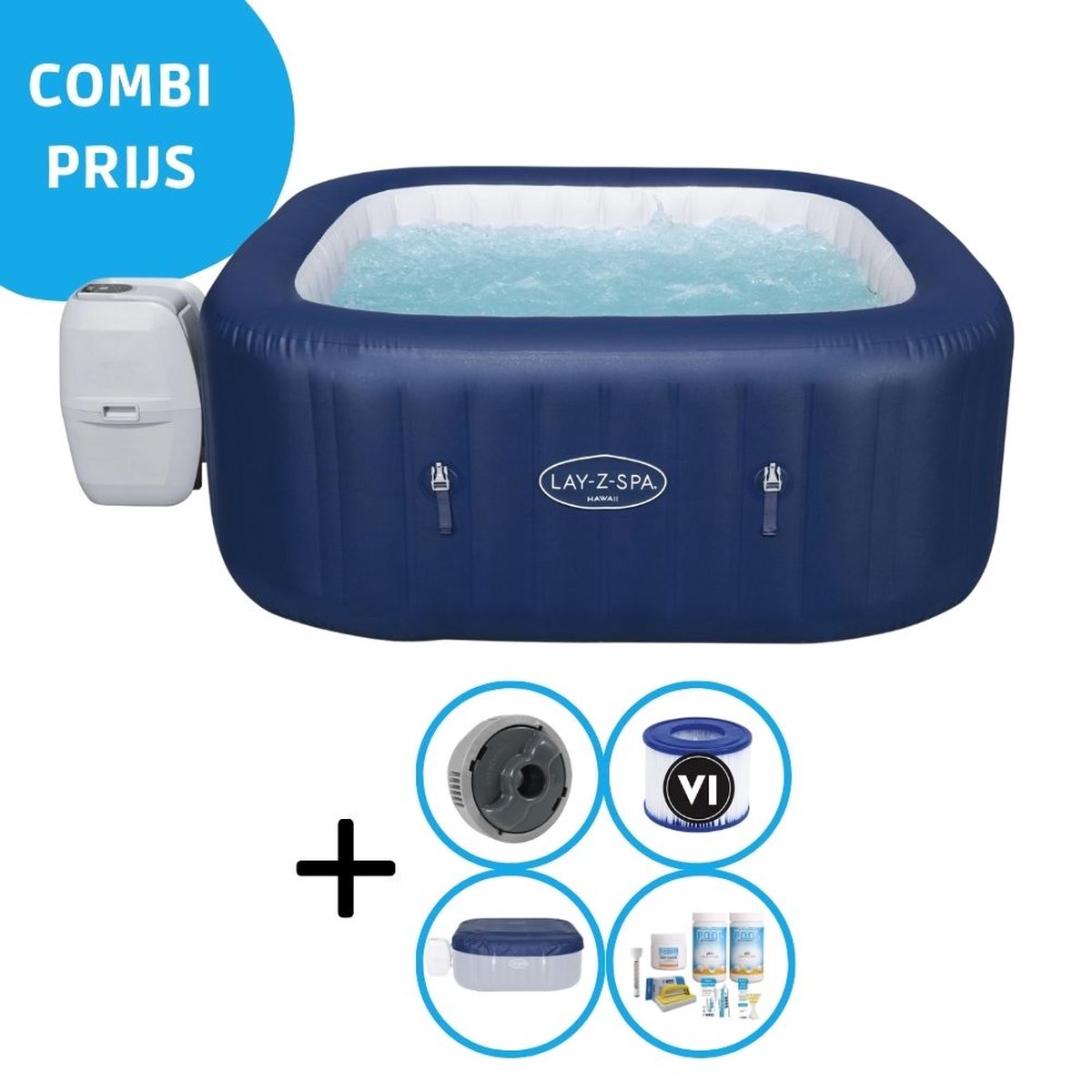 Bestway - Jacuzzi - Lay-z-spa - Hawaii - Inclusief Onderhoudspakket