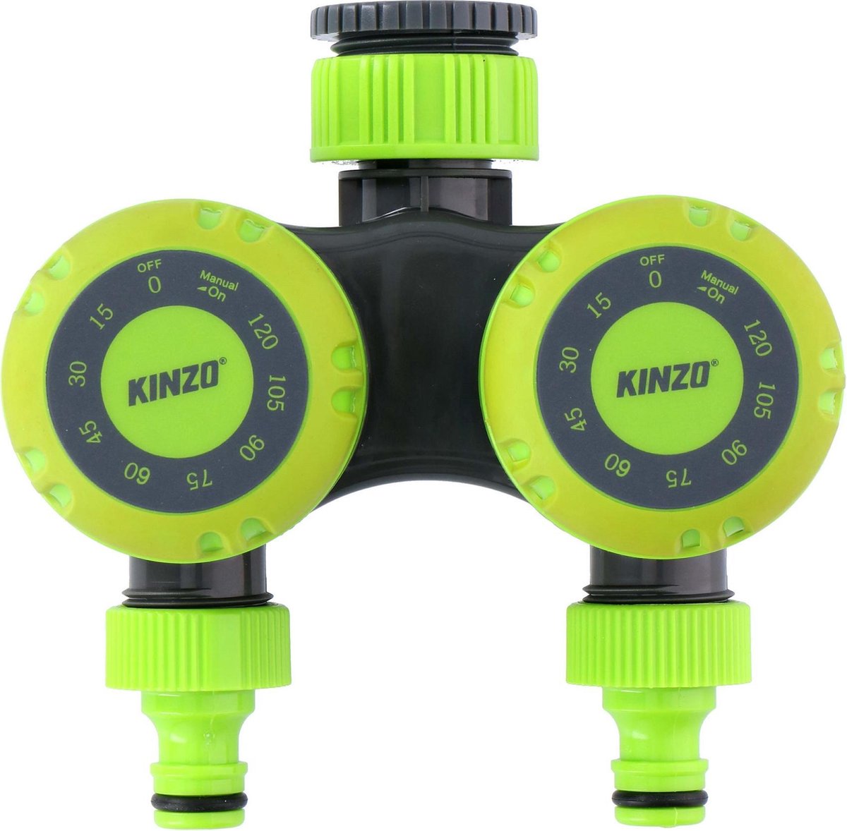 Kinzo Watertimer - Tijdklok - Mechanisch - Dubbele Toevoer - 5 - 120 Min. Water Geven - Groen