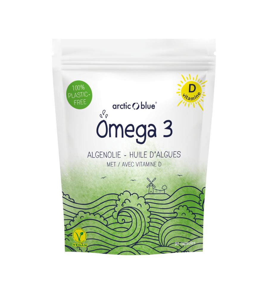 Arctic Blue Omega-3 algenolie DHA met vitamine D