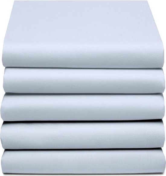 Cinderella Jersey Hoeslaken Sky Blue-70 X 200 Cm - Blauw