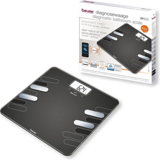 Beurer Bf600bt Connect Bfi Personenweegs - Zwart