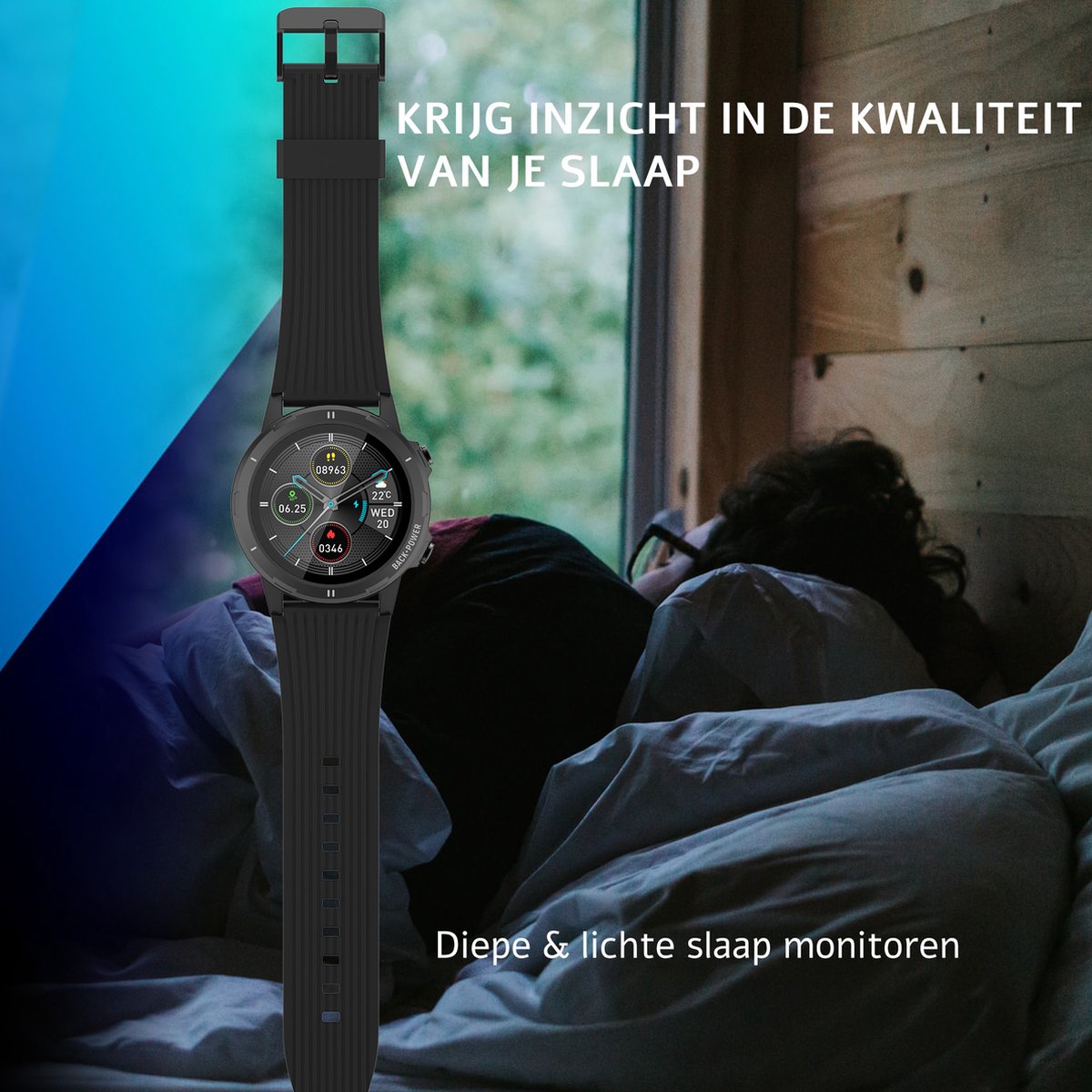 Denver smartwatch SW-351 - Zwart