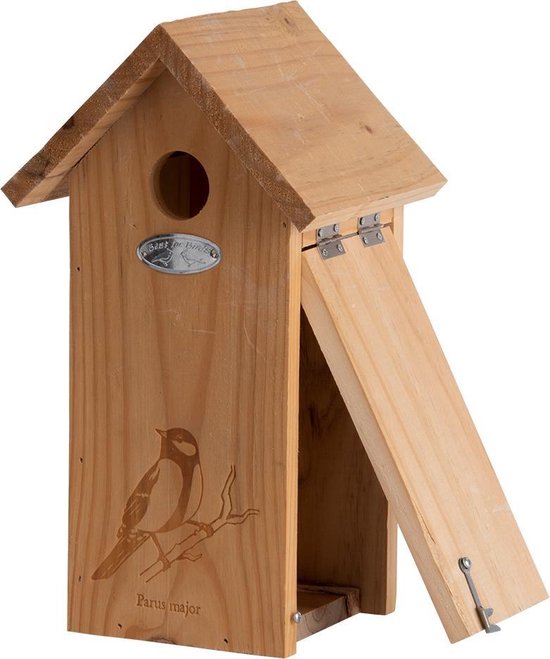 Best For Birds Nestkast Koolmees Silhouet - Beige
