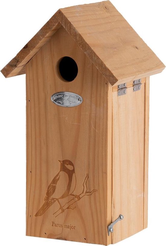 Best For Birds Nestkast Koolmees Silhouet - Beige