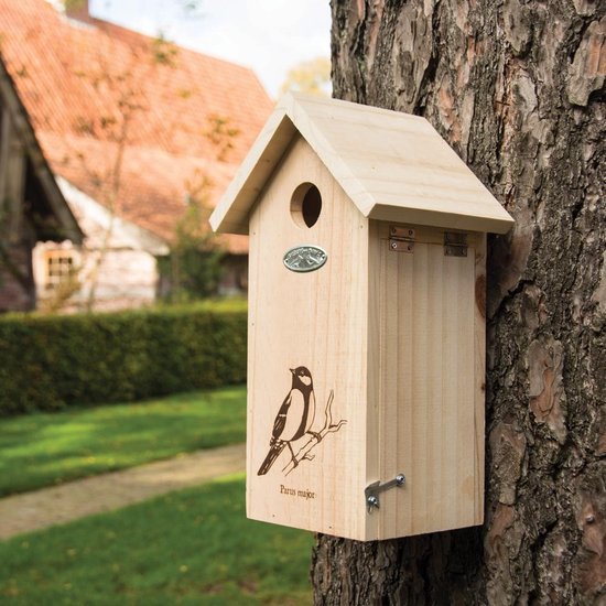 Best For Birds Nestkast Koolmees Silhouet - Beige