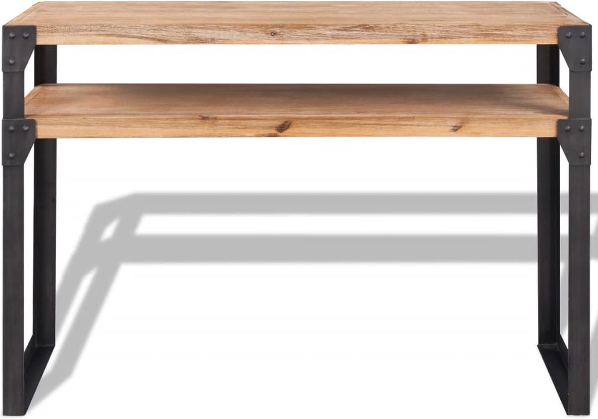 Vidaxl Wandtafel 120x40x85 Cm Massief Acaciahout - Bruin