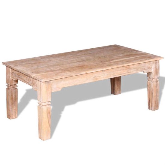 Vidaxl Salontafel 110x60x45 Cm Massief Acaciahout - Bruin