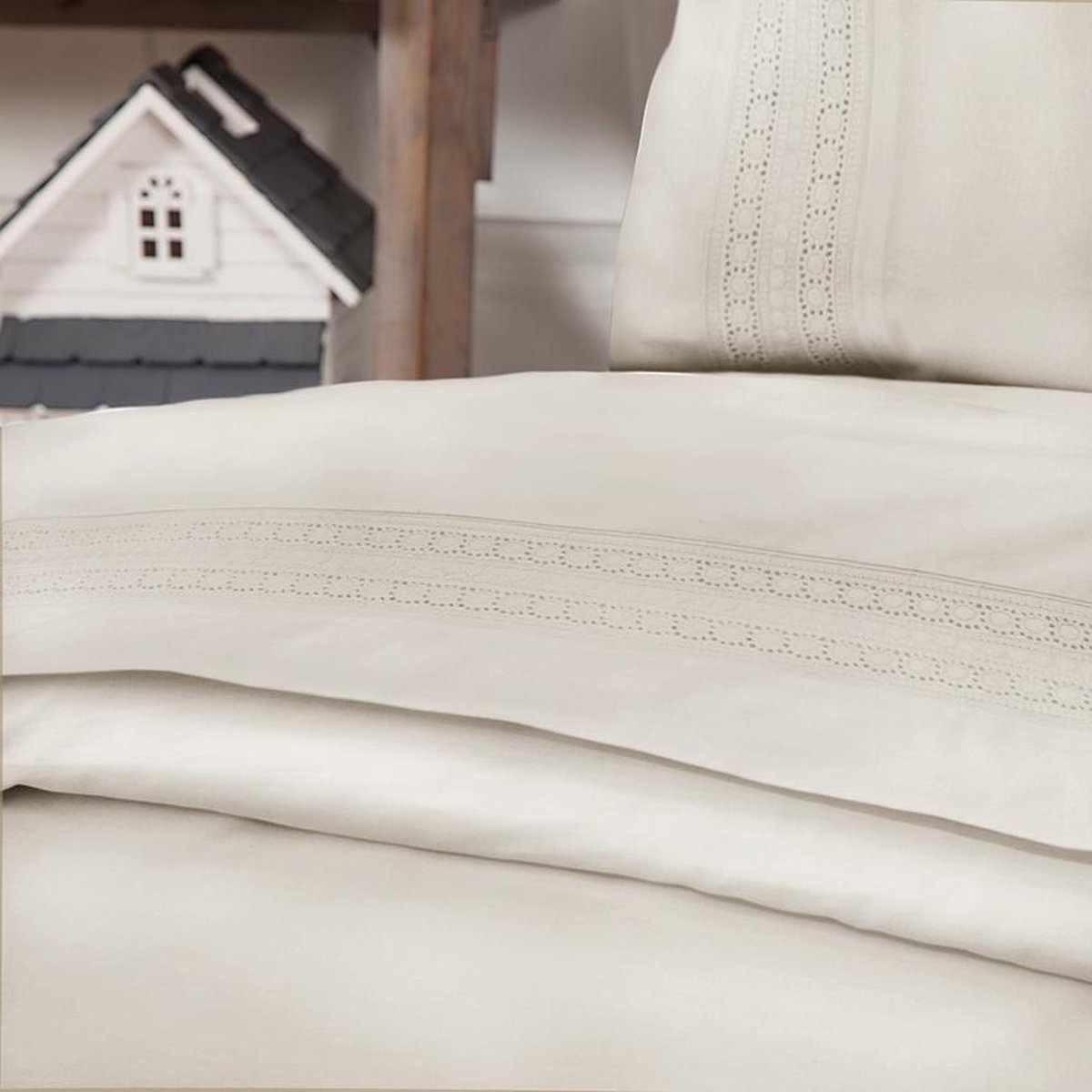 Town & Country Lakenset Camilla Offwhite-200 X 260 Cm - Wit