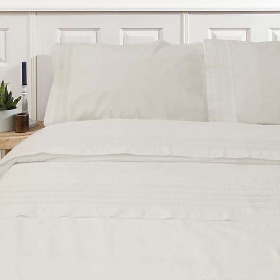 Town & Country Lakenset Camilla Offwhite-200 X 260 Cm - Wit