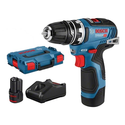 Bosch GSR 12V-35 FC Professional | Accu Schroefboormachine | L-BOXX | GBA 12V 3.0Ah - Blauw