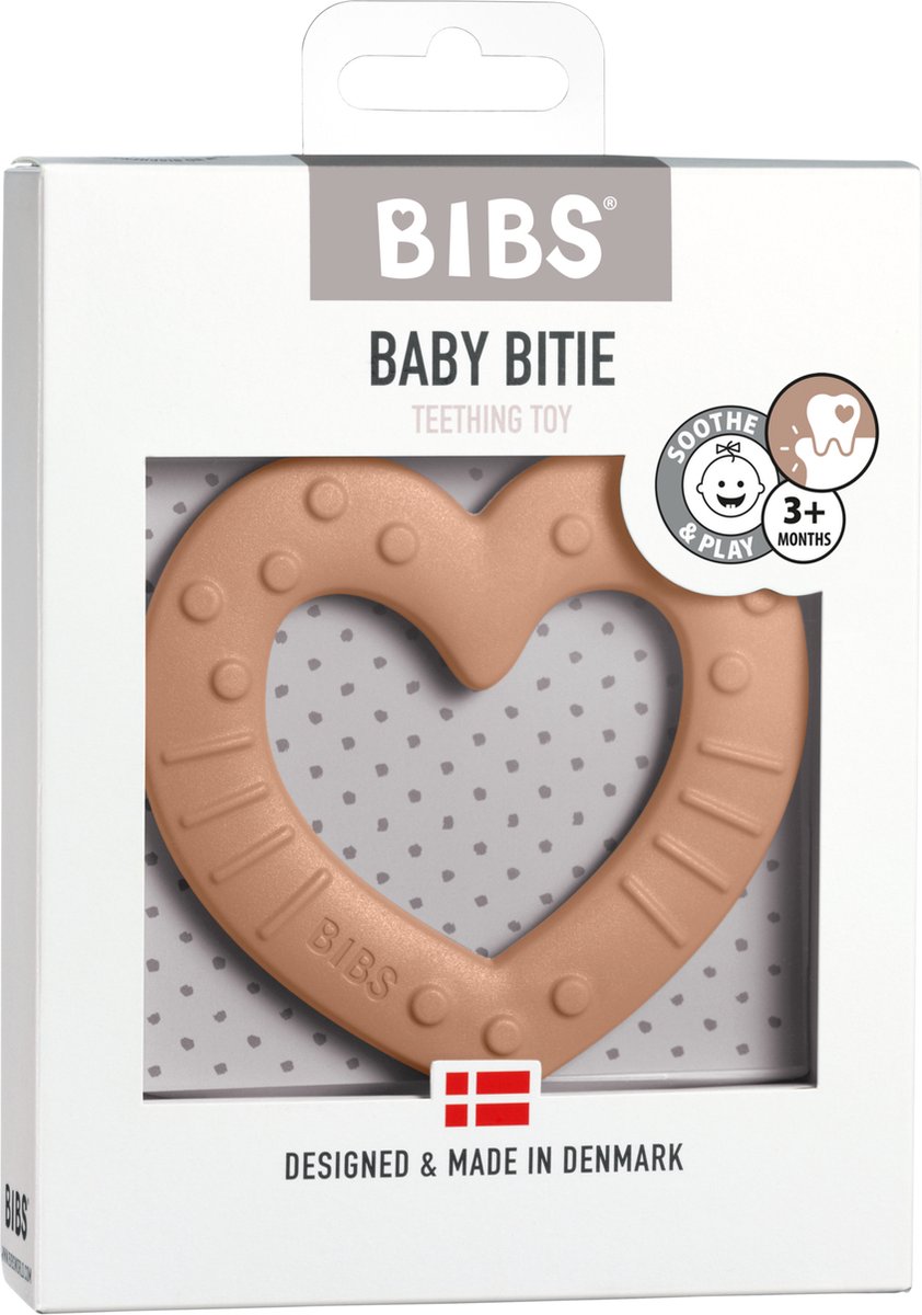 BIBS Bijtring Bitie Heart Sage
