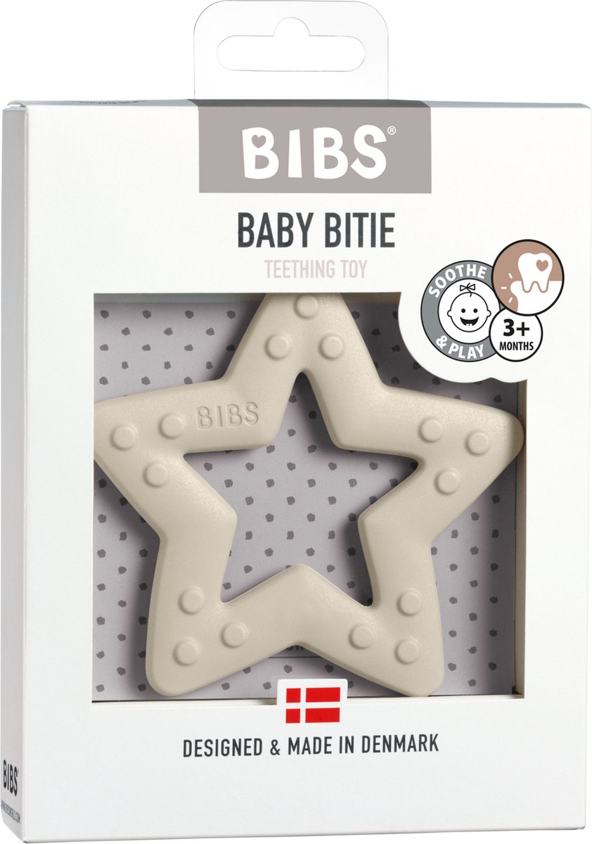 BIBS Bijtring Bitie Heart Sage