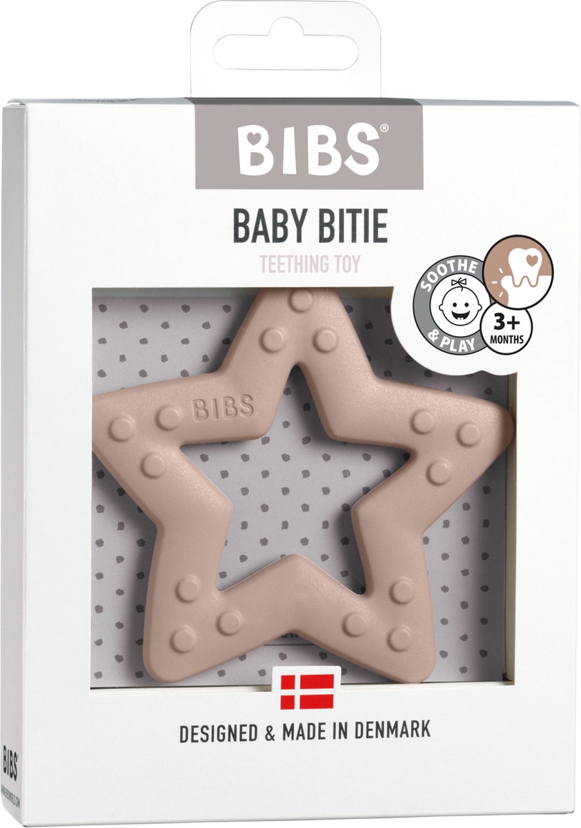 BIBS Bijtring Bitie Star Ivory
