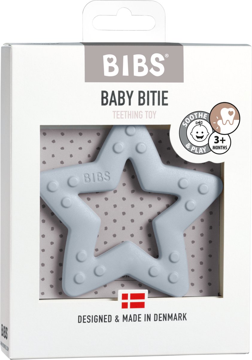 BIBS Bijtring Bitie Star Ivory