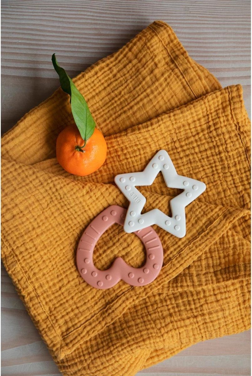 BIBS Bijtring Bitie Star Ivory