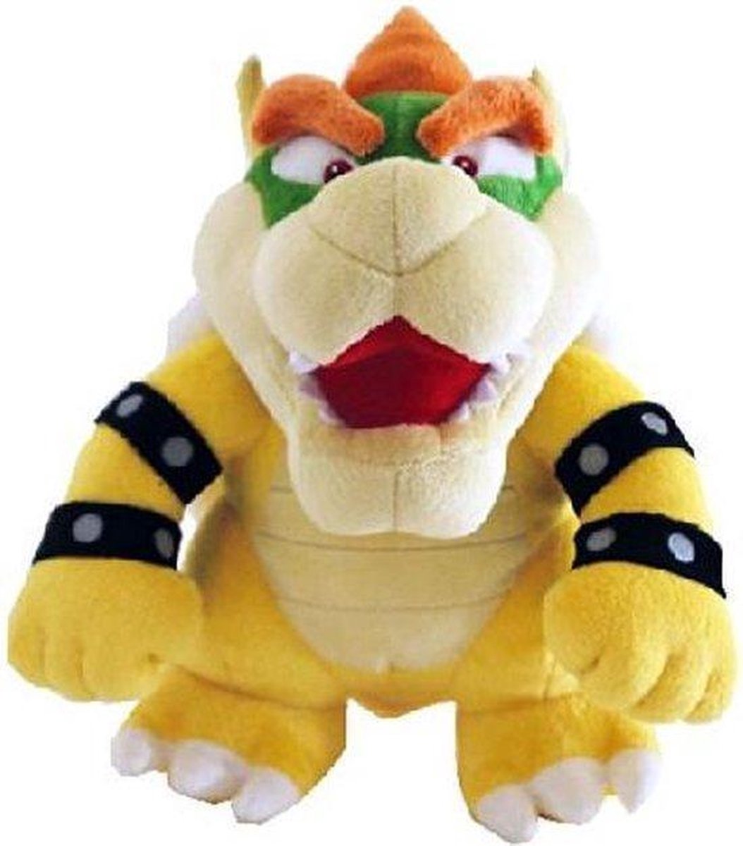 Little Buddy Toys Super Mario Bros.: Bowser Knuffel, 26 Cm.
