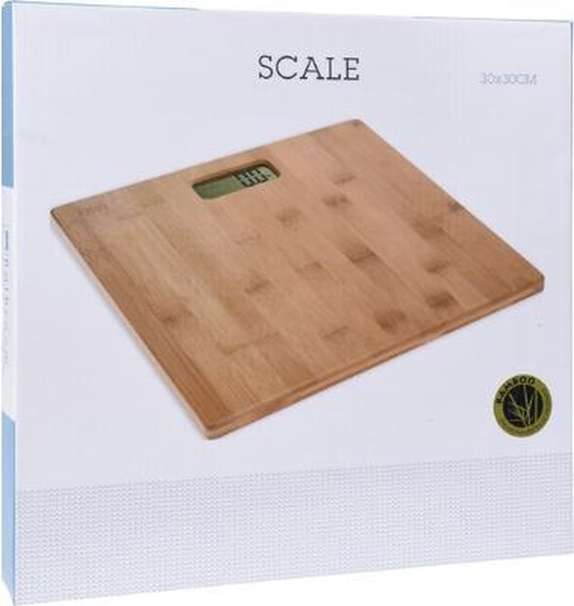 Bathroom Solutions Personen Weegschaal Bamboe - Bruin