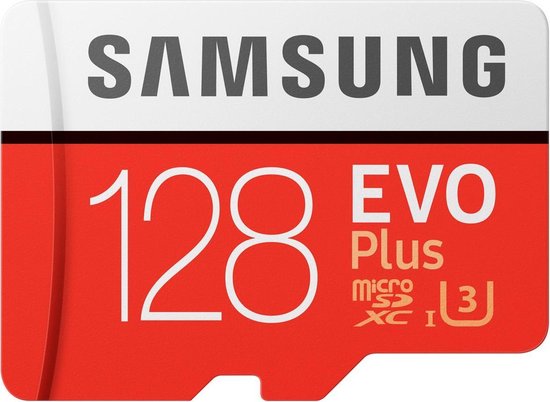 Samsung 128gb Evo Plus Microsdxc Geheugenkaart Klasse 10 + Adapter