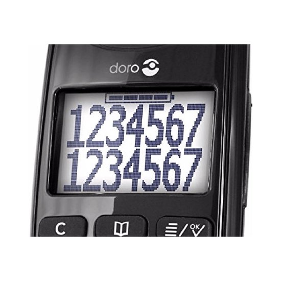 Doro Senioren Dect-telefoon Pe-110 Duo - - Zwart