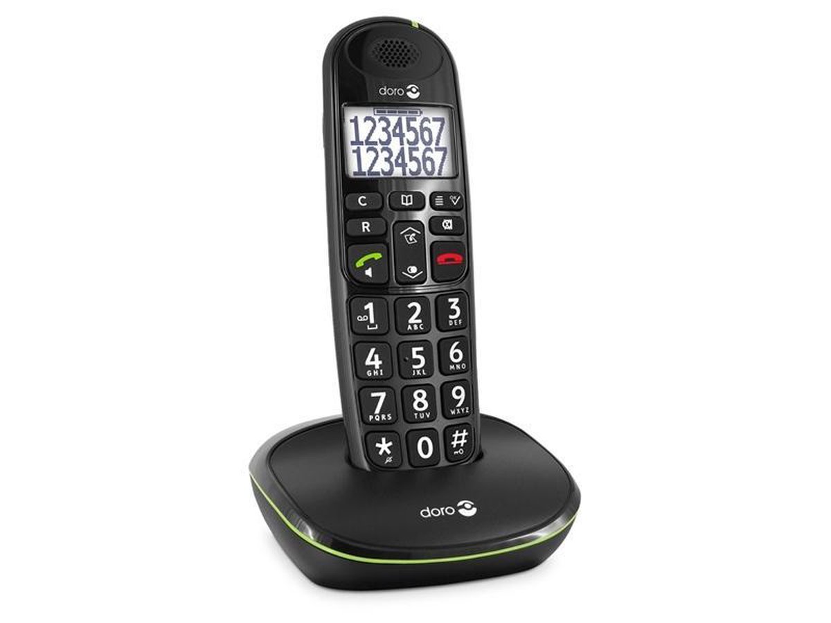 Doro Senioren Dect-telefoon Pe-110 Duo - - Zwart
