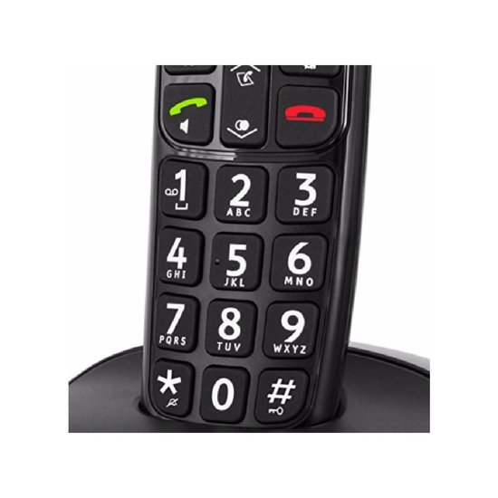 Doro Senioren Dect-telefoon Pe-110 Duo - - Zwart