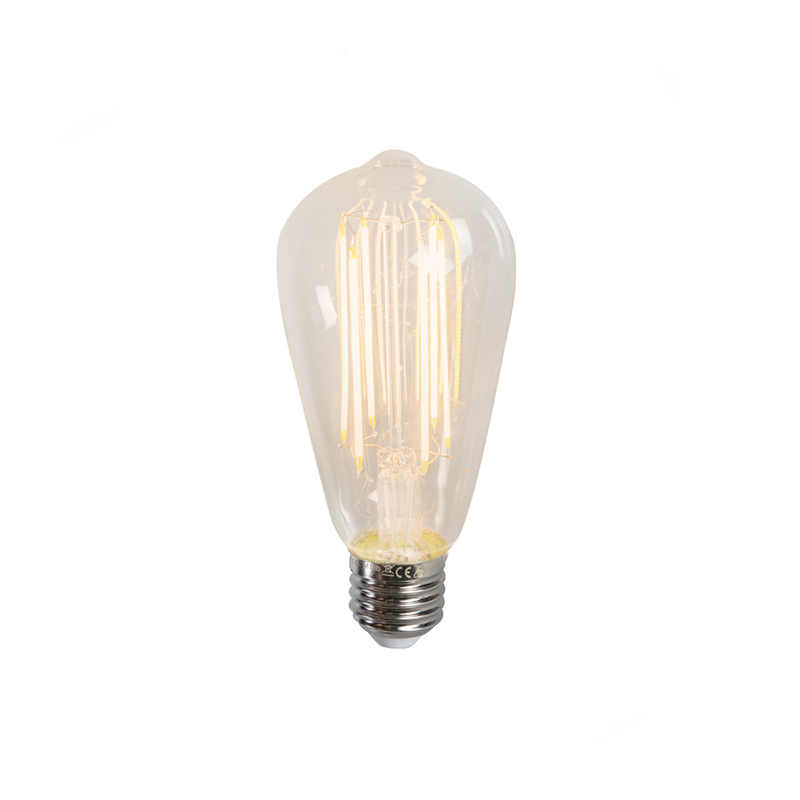 Calex E27 LED filament lang rustieklamp ST64 3,5W 250LM 2300K