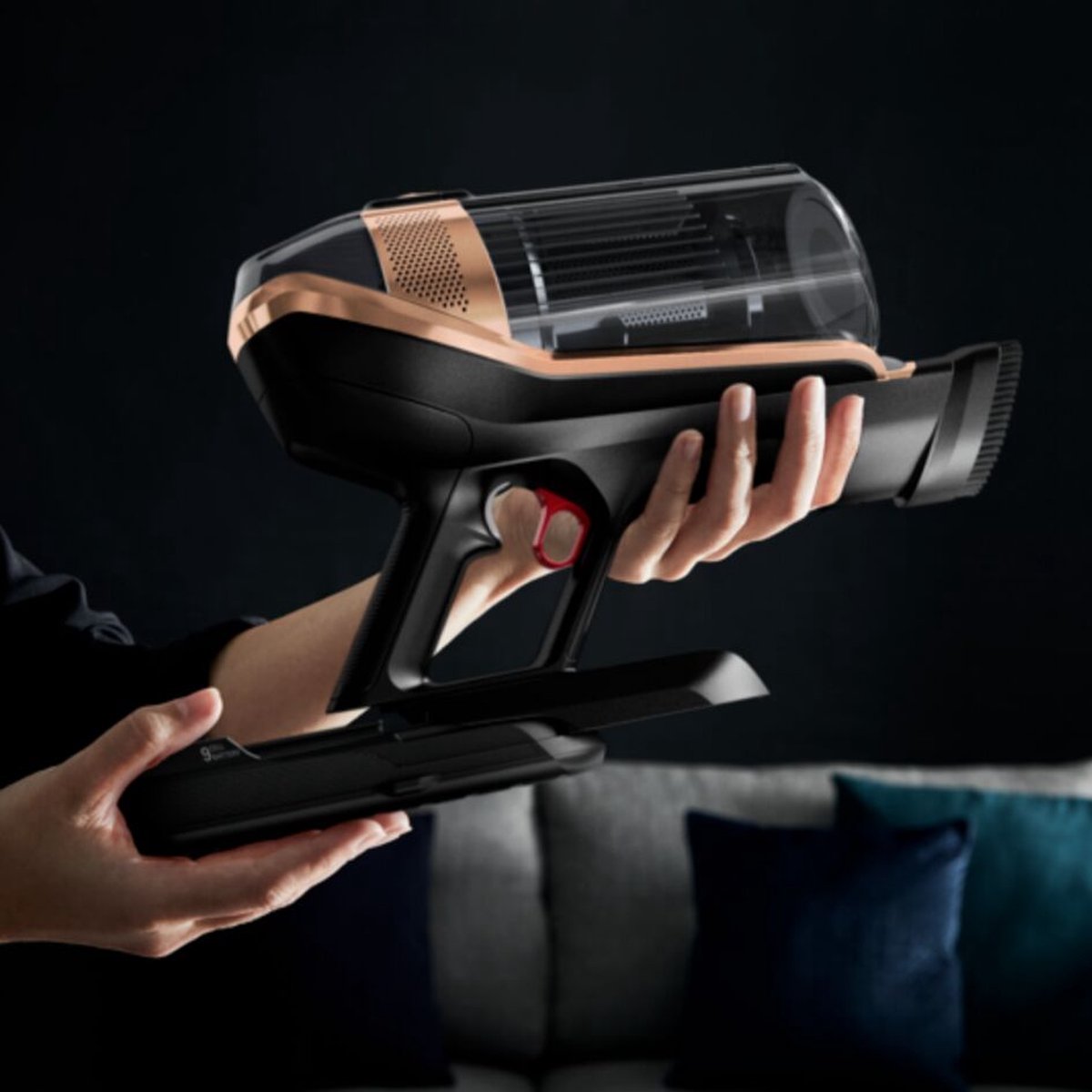 Rowenta steelstofzuiger X-Force Flex 15.60 RH99F1 - Zwart