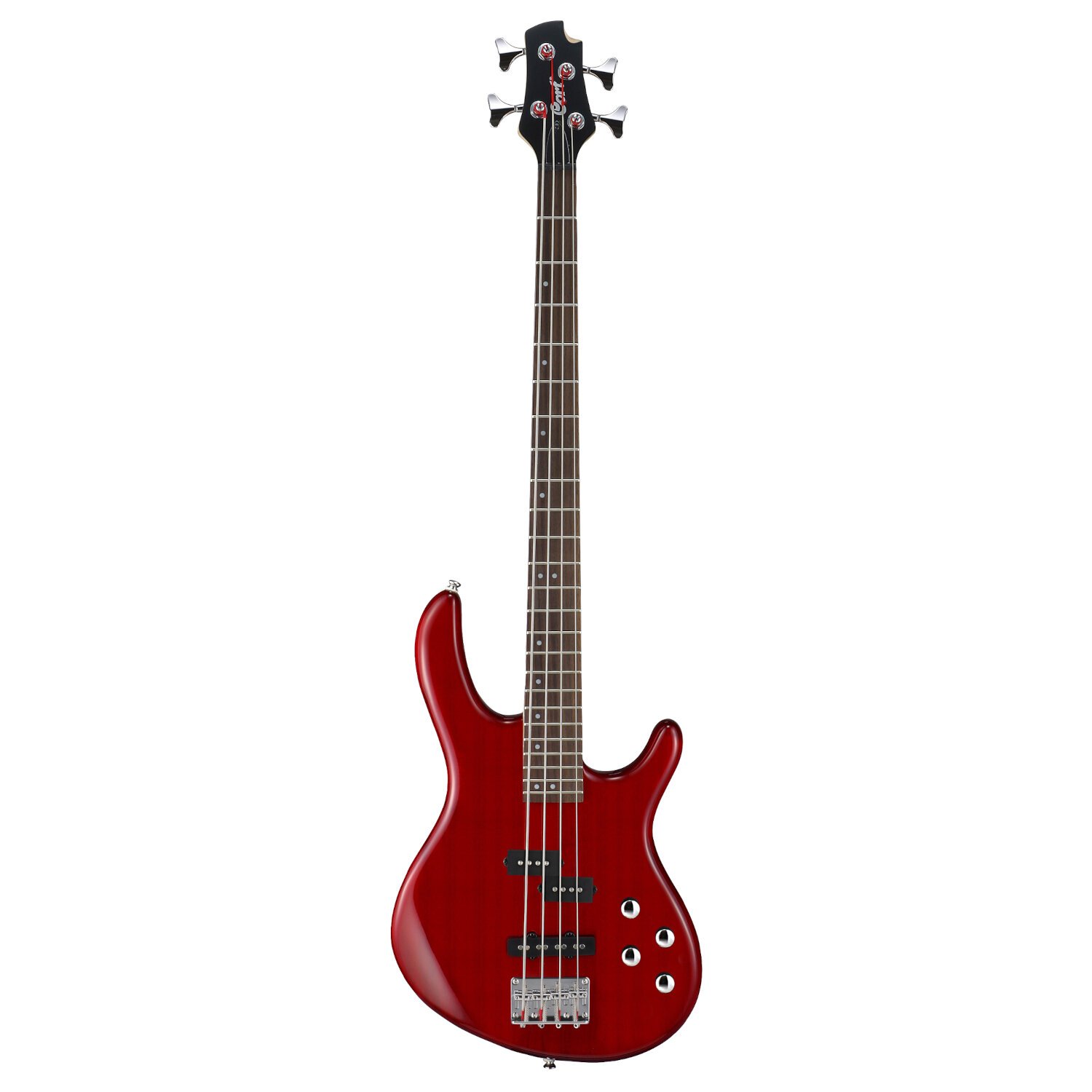 Cort Action Plus Bass Trans Red elektrische basgitaar