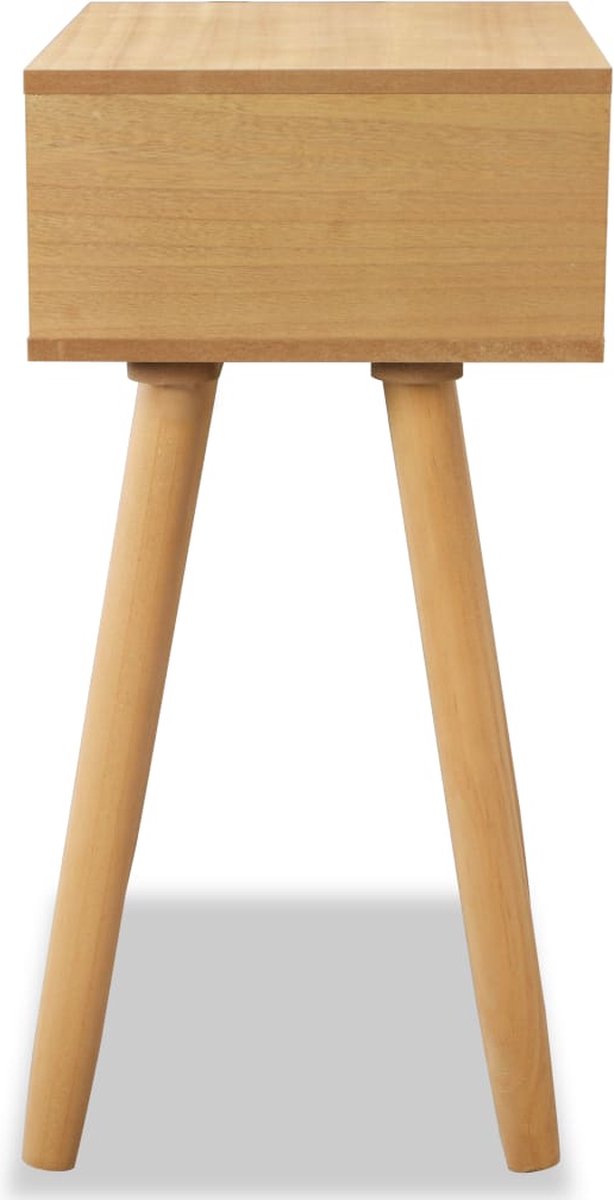 Vidaxl Nachtkastjes 40x30x61 Cm Massief Grenenhout 2 St - Bruin