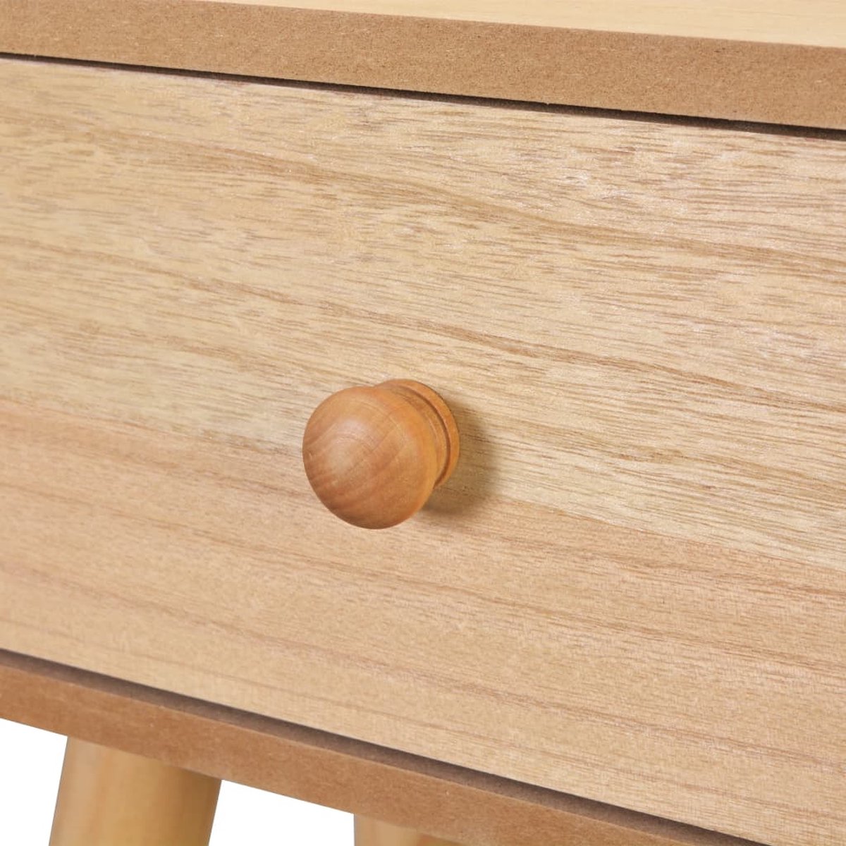 Vidaxl Nachtkastjes 40x30x61 Cm Massief Grenenhout 2 St - Bruin