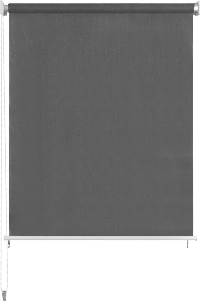 Vidaxl Rolgordijn Voor Buiten 120x140 Cm Antraciet - Grijs