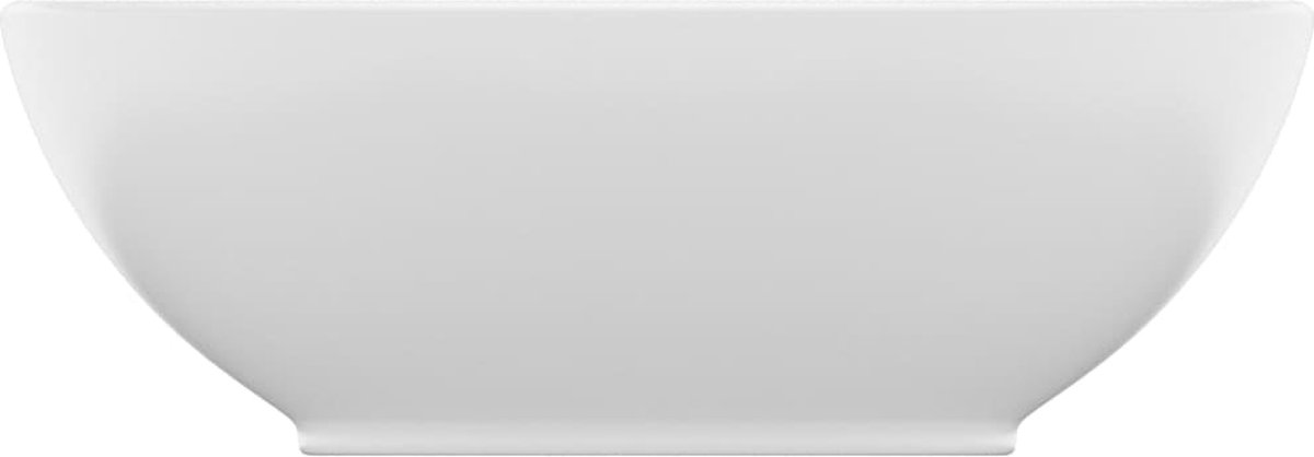 Vidaxl Wastafel Ovaal 40x33 Cm Keramiek Matwit