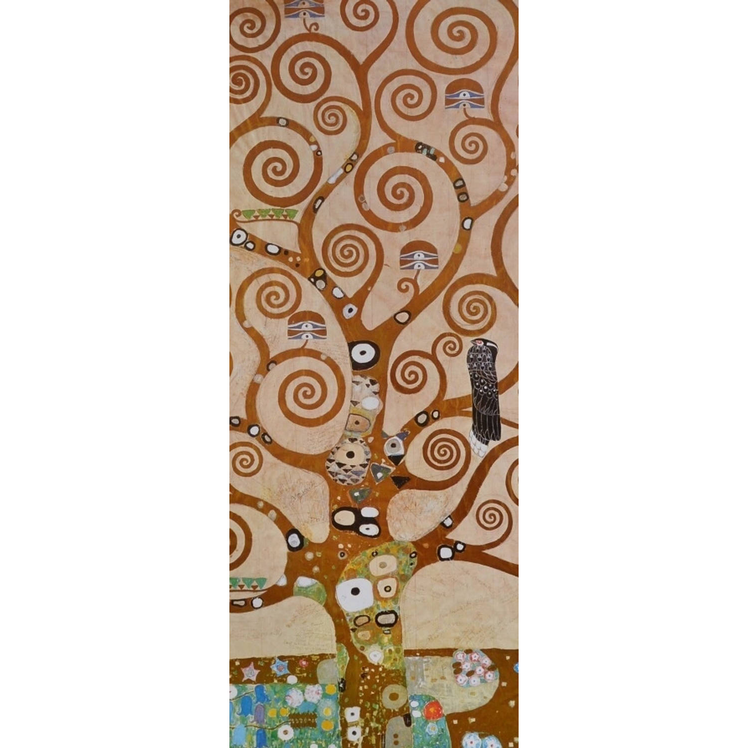 Dekoidea Deursticker Tree Of Life 83 X 210 Cm Vinyl - Bruin