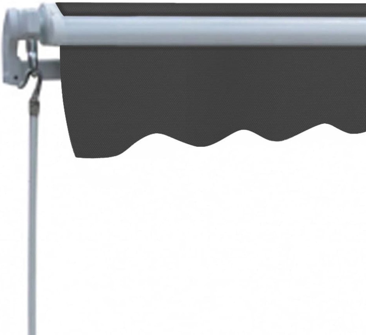 Vidaxl Luifel Handmatig Uittrekbaar 300 Cm Antraciet