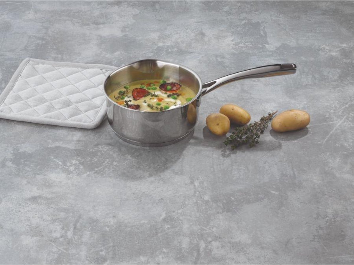 Kela Steelpan Rvs, 1,3 L - Flavoria - Silver