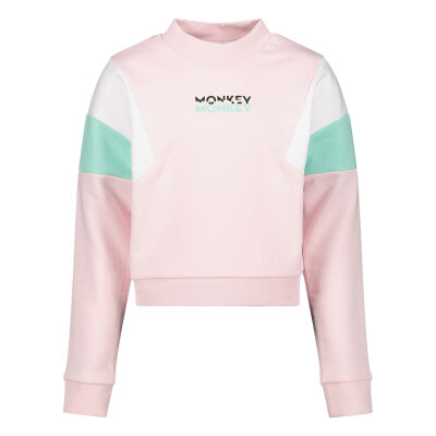 Me & My Monkey Sweater - Roze