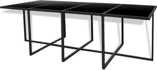 Vidaxl 13-delige Tuinset Met Kussens Poly Rattan - Zwart