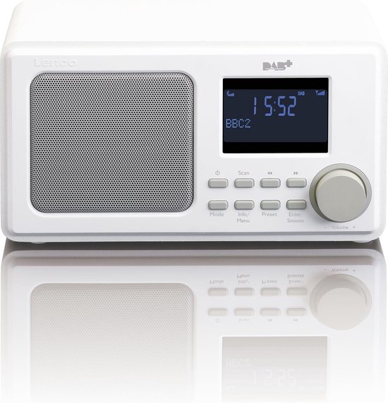 Lenco Dab+ Radio Dar-010 - Wit