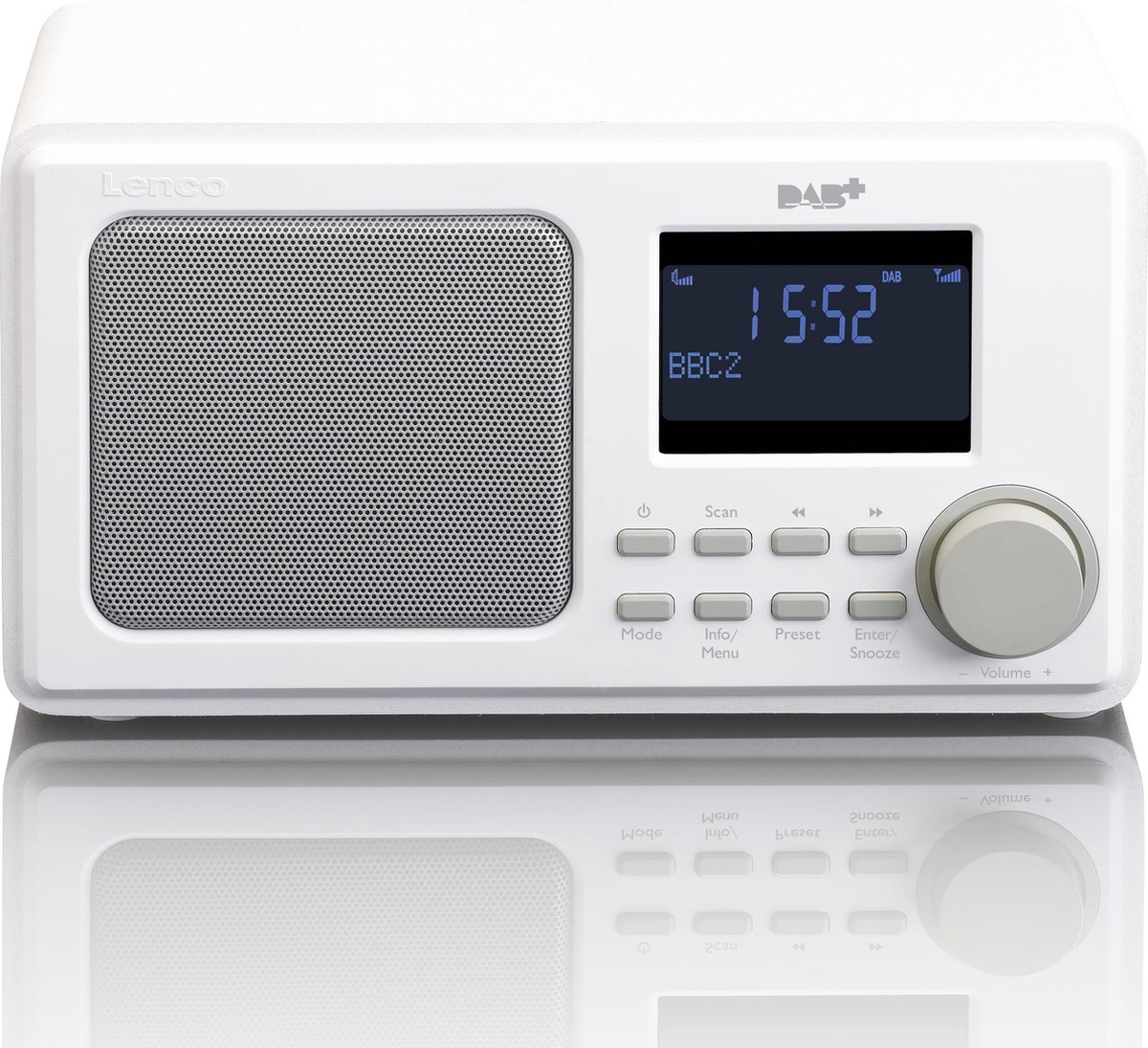 Lenco Dab+ Radio Dar-010 - Wit