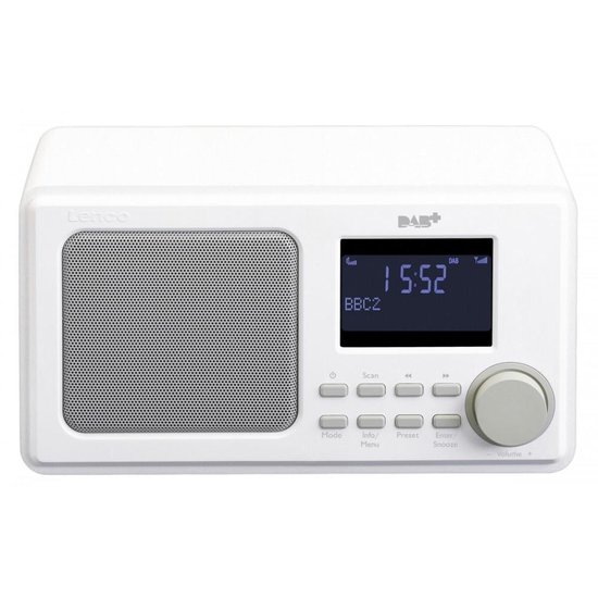 Lenco Dab+ Radio Dar-010 - Wit