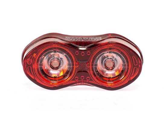 Simson Achterlicht Eyes Usb Led Oplaadbaar - Rood