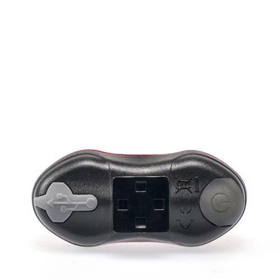 Simson Achterlicht Eyes Usb Led Oplaadbaar - Rood