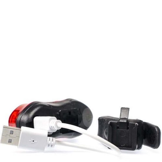 Simson Achterlicht Eyes Usb Led Oplaadbaar - Rood