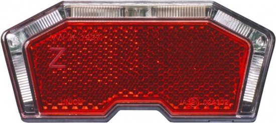 Simson Achterlicht Tunnel Led Batterij Bagagedrager - Rood