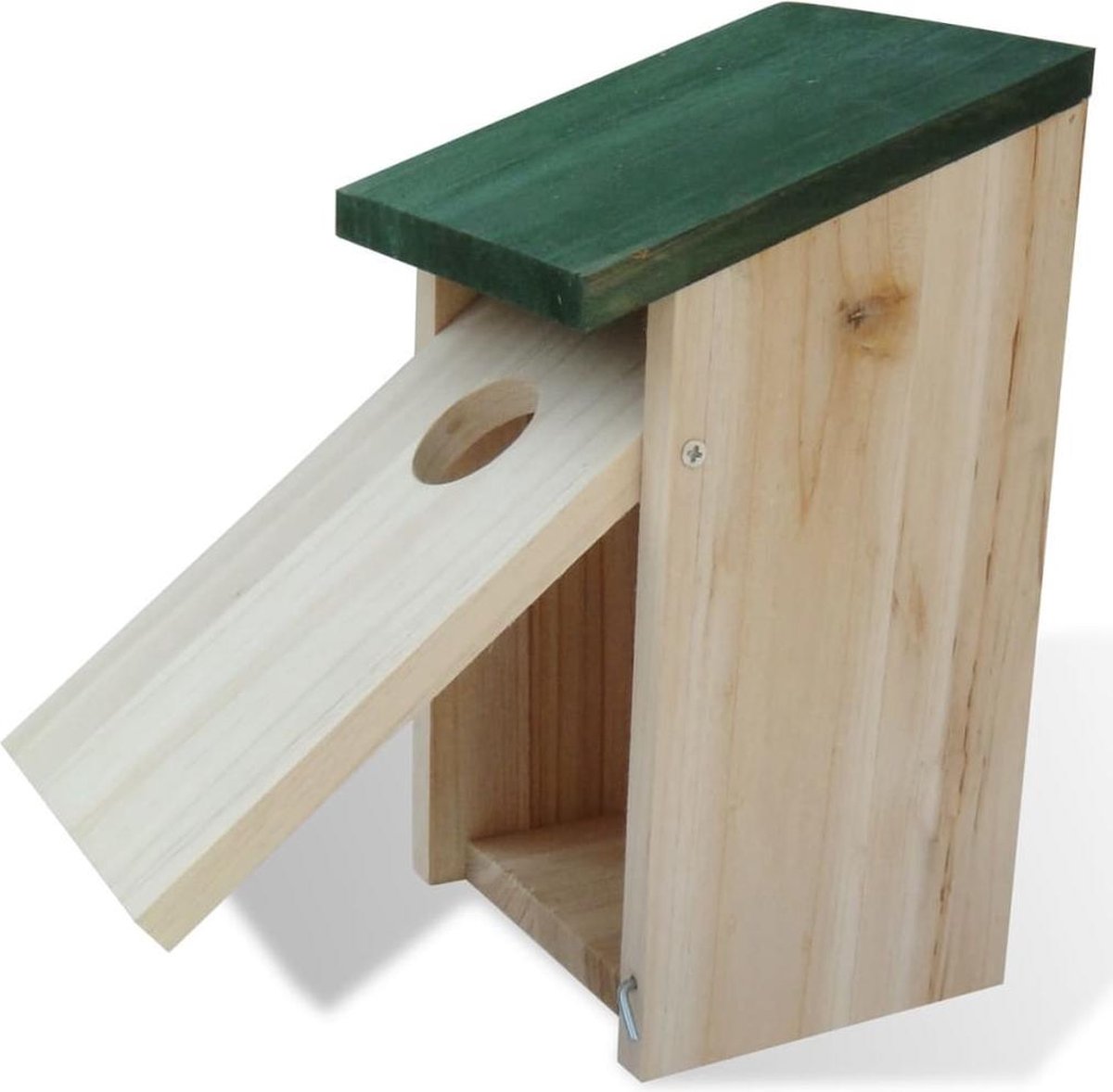 Vidaxl Vogelhuisjes 8 St 12x12x22 Cm Hout - Beige