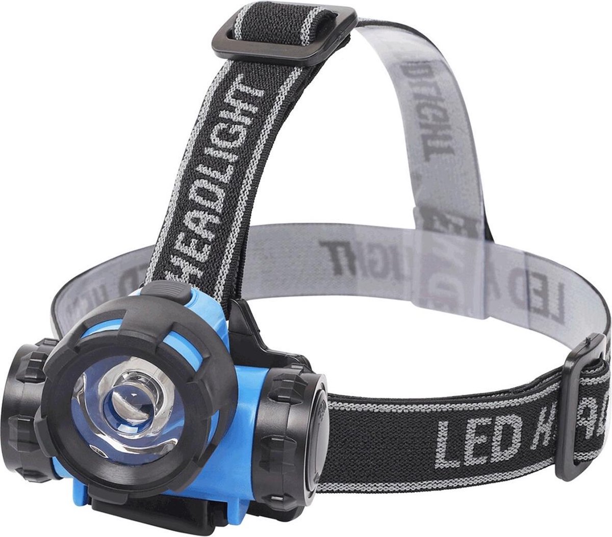 BES LED Led Hoofdlamp - Aigi Crunli - Waterdicht - 50 Meter - Kantelbaar - 1 Led - 0.8w Vervangt 7w - Blauw