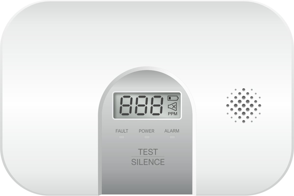 ELRO Fc2802 Koolmonoxidemelder Met 10-jarige Sensor En Display - Co-melder Voldoet Aan Europese Norm En50291