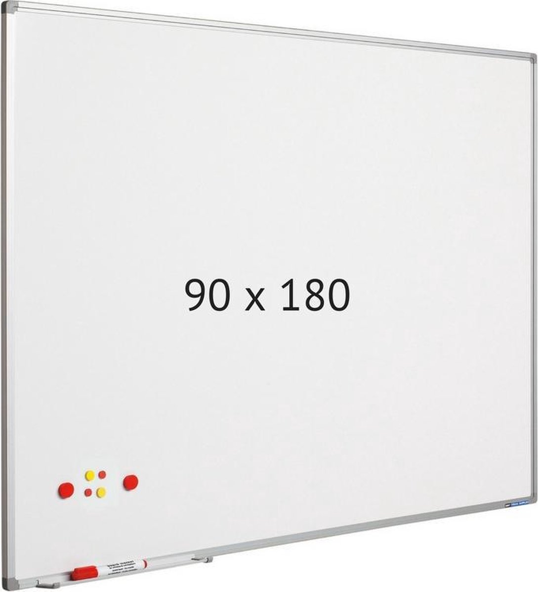 Smit Visual Whiteboard 90x180 Cm - Magnetisch