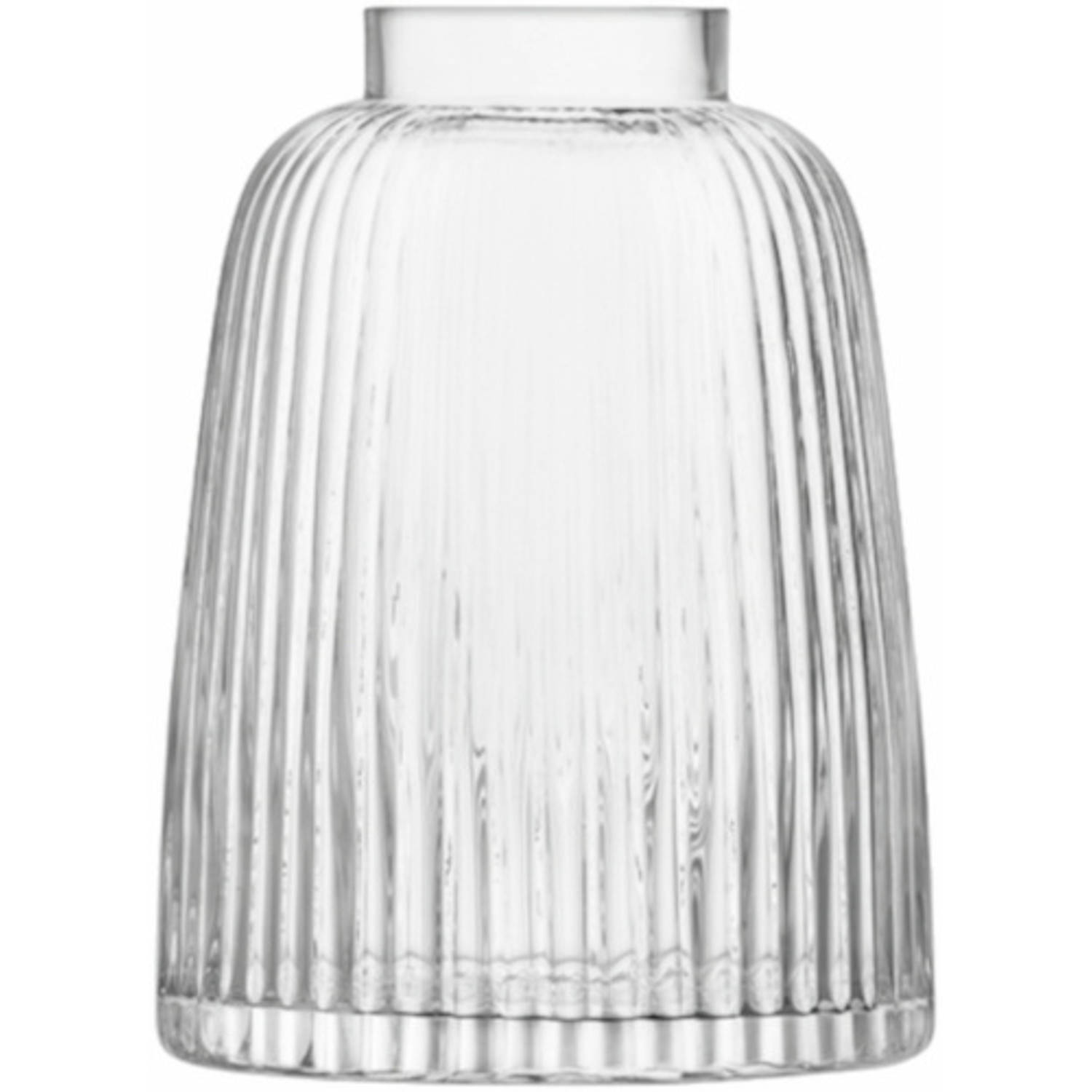 L.S.A. Vaas Pleat 26 Cm Glas Transparant