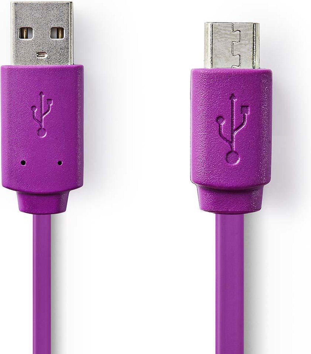 Nedis Usb-kabel - Violet - 1.00 M - Paars